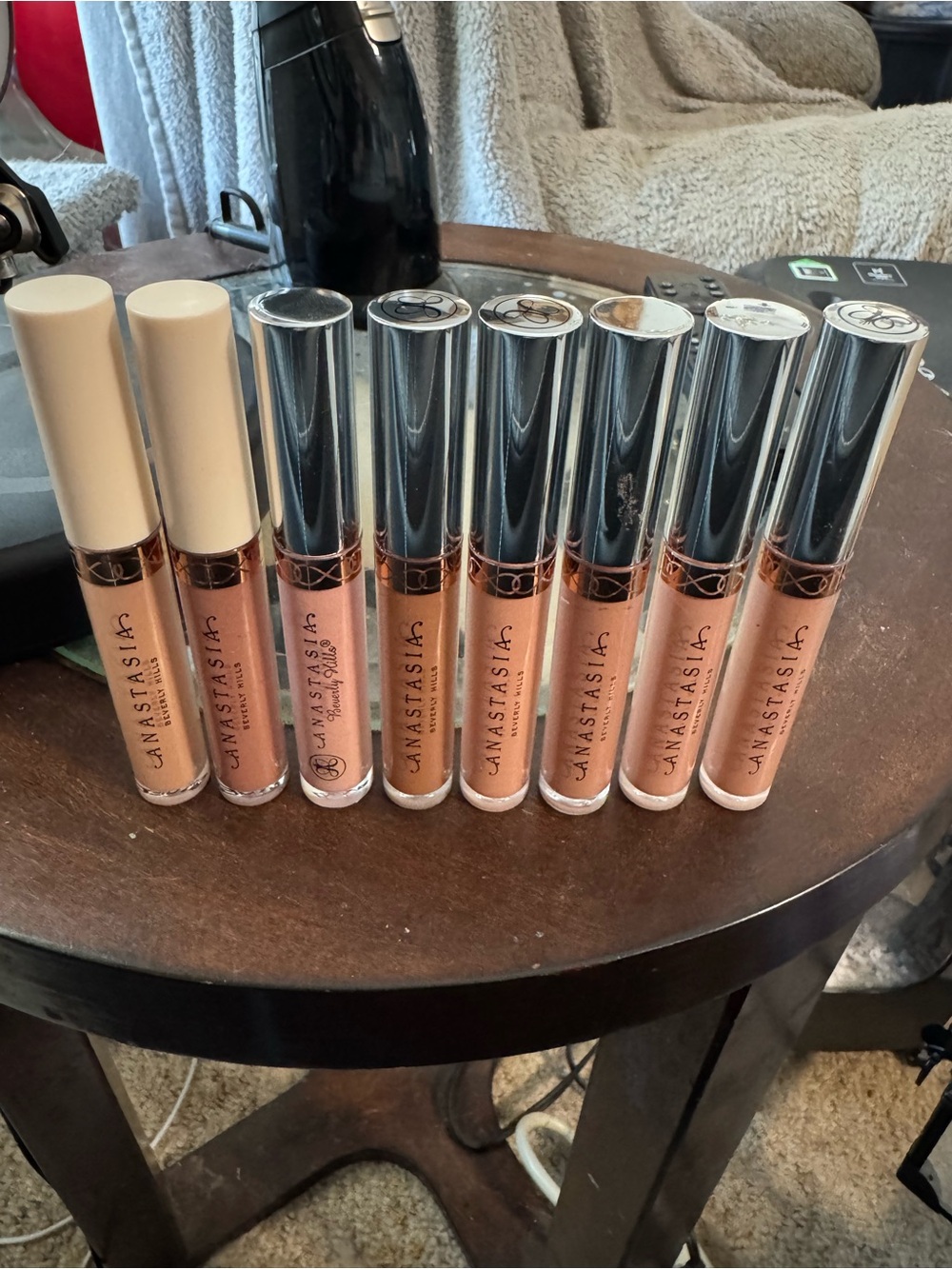 Anastasia Beverly Hills Light Brown Hue Liquid Lipstick Bundle